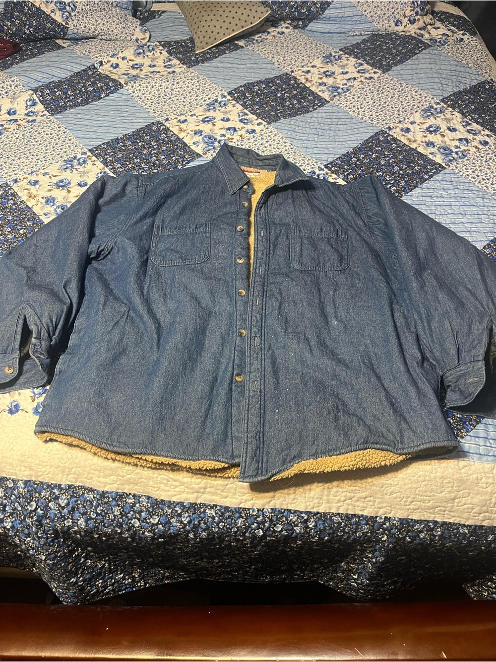 Wrangler Sherpa Lined Shirt Jacket